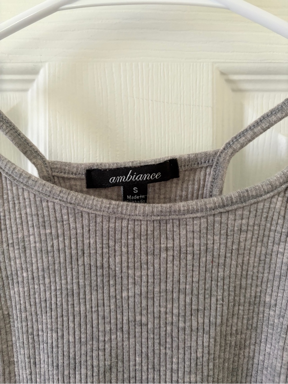 Ambiance Ribbed High-Neck Tank Top - Picture 3 of 5